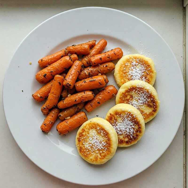 Рецепт сырников с морковью